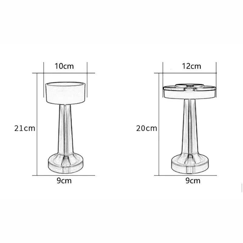 Luminária de Mesa Sem fio Torre Recarregável - Lúmmi Design