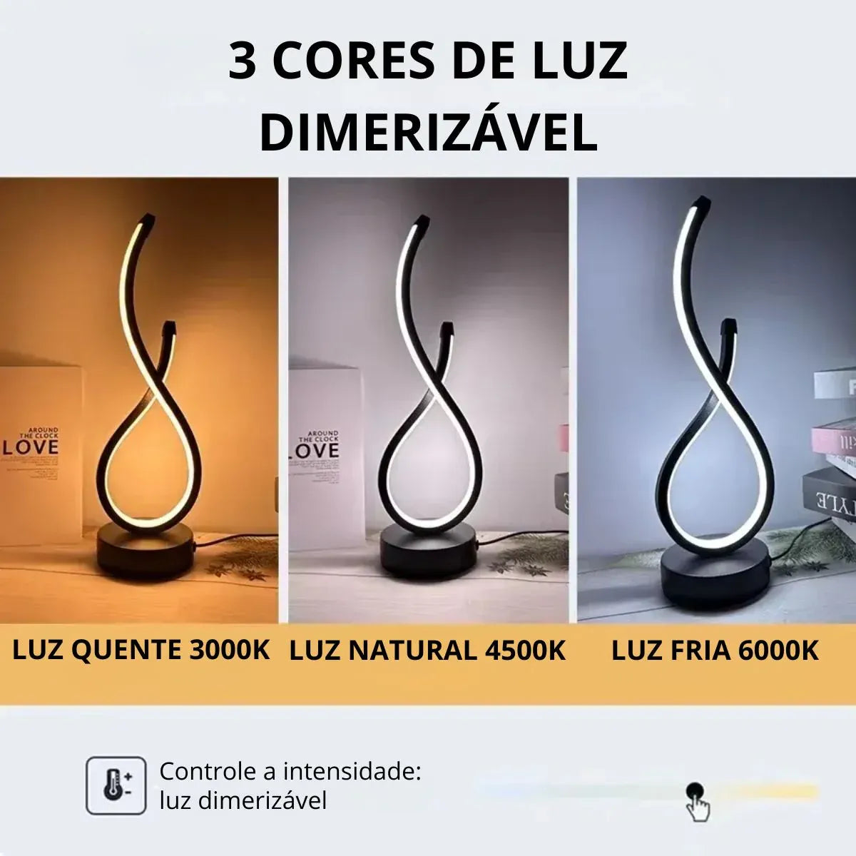 Luminária de Mesa Ondular Led Royal - Lúmmi Design